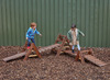 Parcours - klimrek met loopplanken - per set
